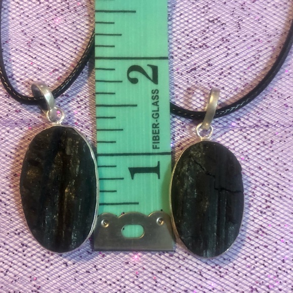 Rough Tourmaline Pendant - Picture 2 of 3